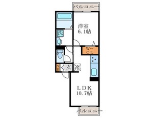 仮）メルベーユ川島の物件間取画像